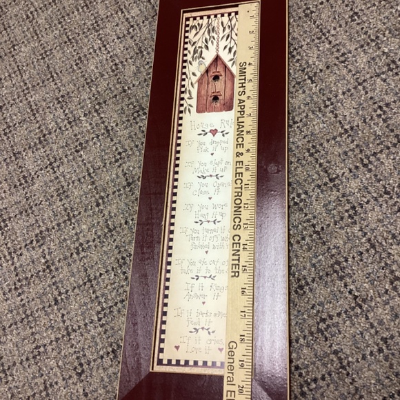 House Rules Birdhouse Design Country Primitive Framed Artwork - Picture 5 of 9